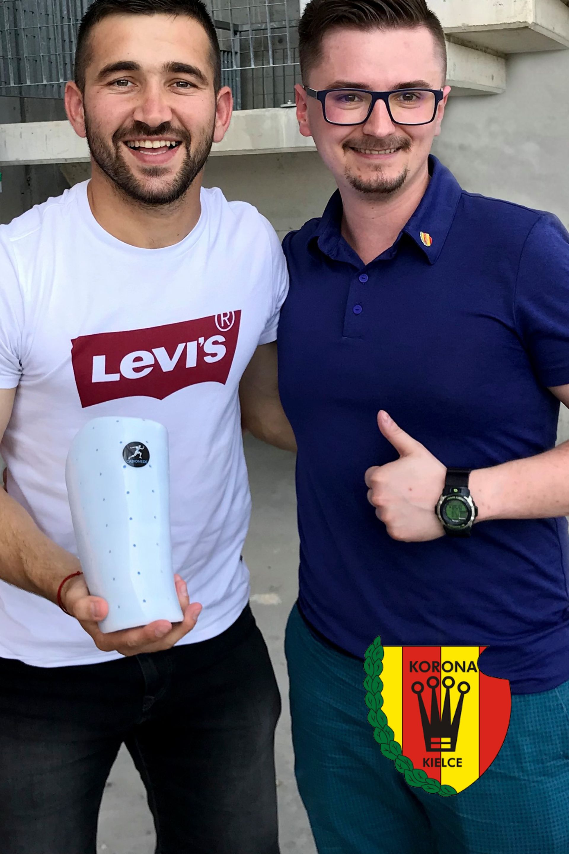 INDIVIDUAL TIBIA PROTECTOR FOR MILAN RADIN OF KORONA KIELCE